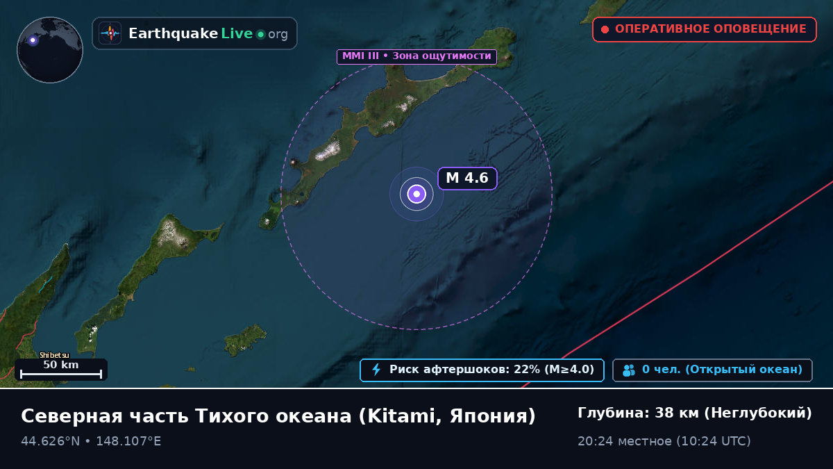 Северная часть Тихого океана (Япония)