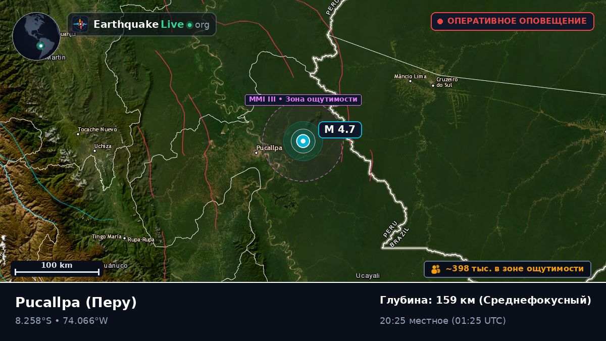 Ucayali, Перу