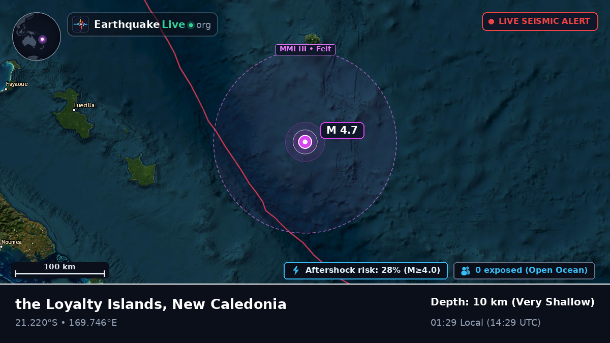 South Pacific Ocean (New Caledonia)