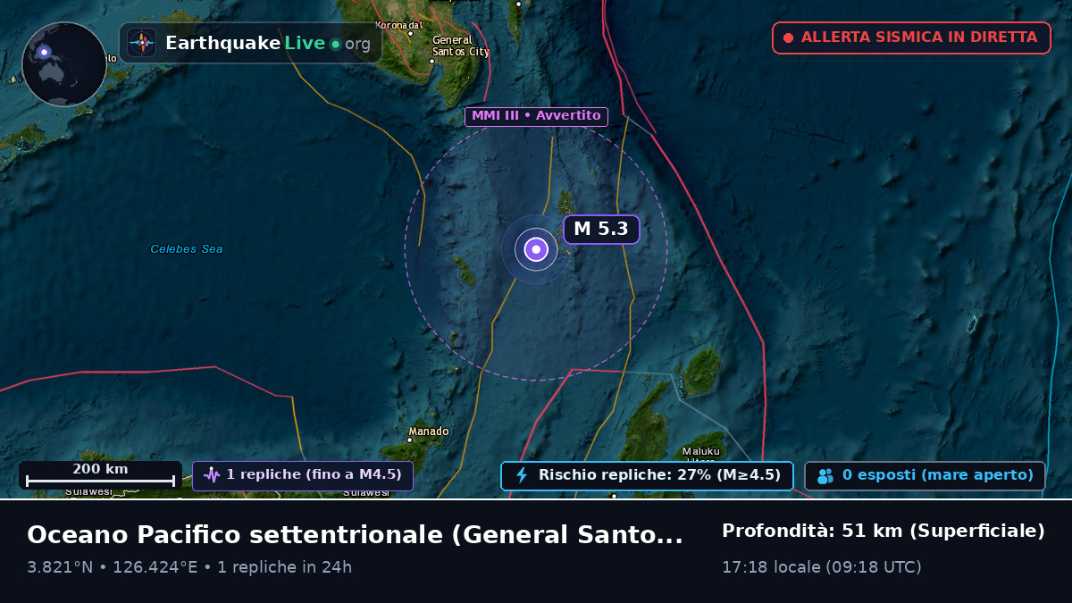Oceano Pacifico settentrionale (Filippine)