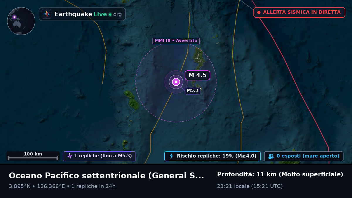 Oceano Pacifico settentrionale (Filippine)