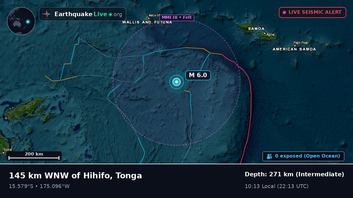 South Pacific Ocean (Tonga)