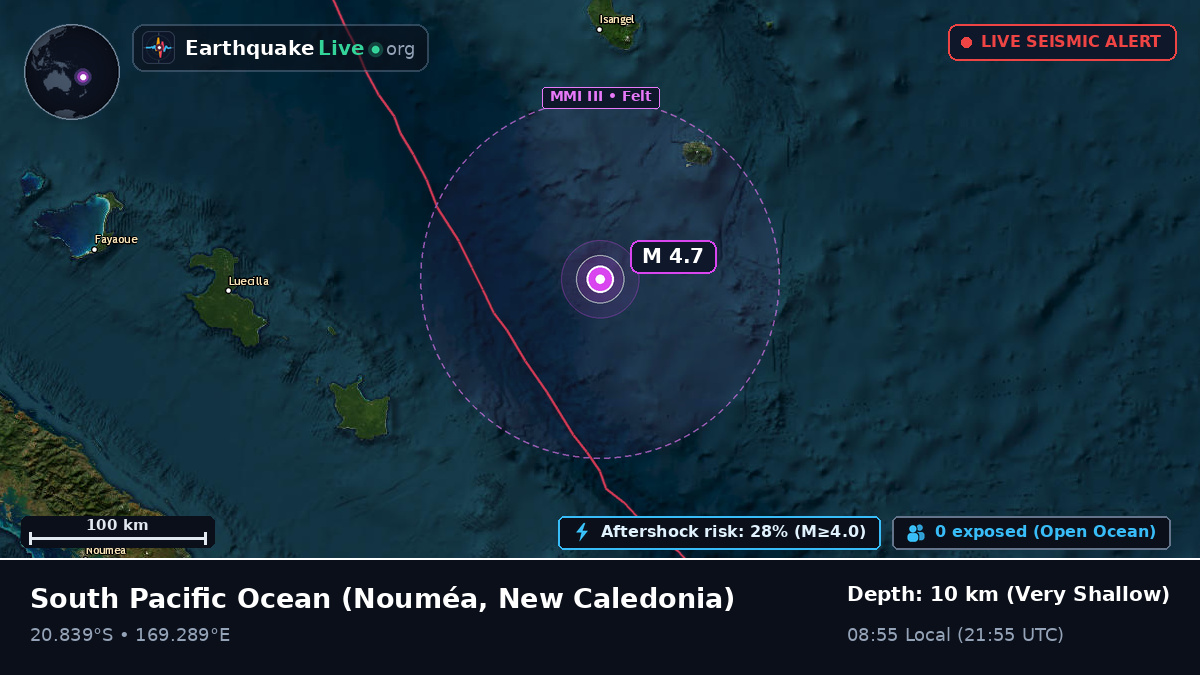 South Pacific Ocean (New Caledonia)