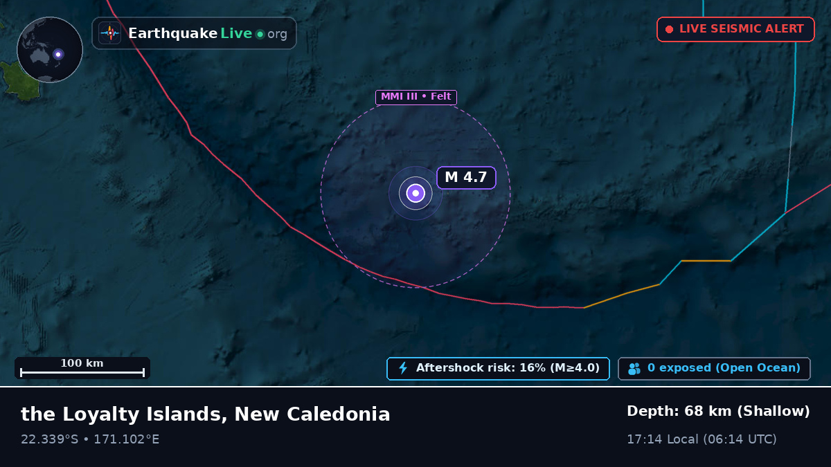 South Pacific Ocean (New Caledonia)