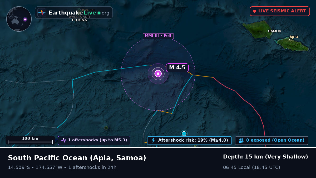 South Pacific Ocean (Samoa)
