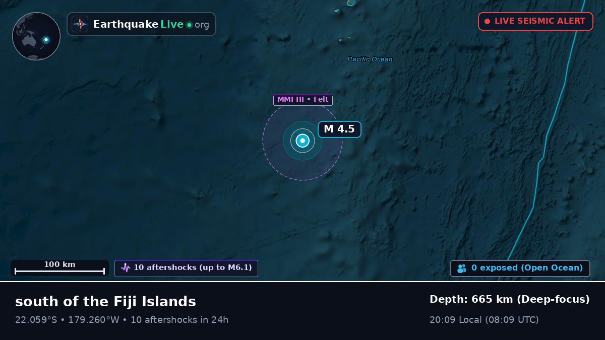 South Pacific Ocean (Tonga)