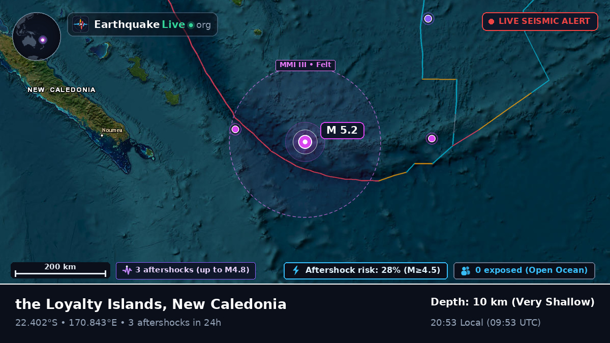 South Pacific Ocean (New Caledonia)