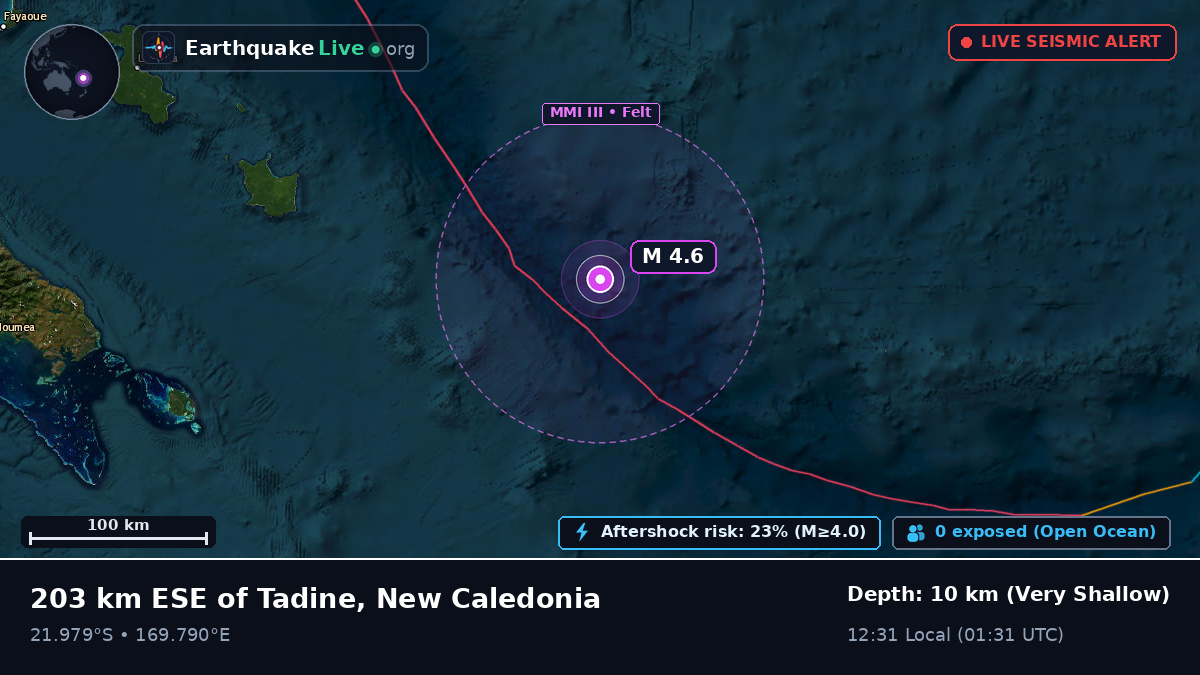 South Pacific Ocean (New Caledonia)