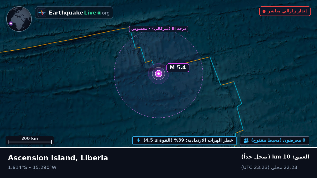 جنوب المحيط الأطلسي (Liberia)