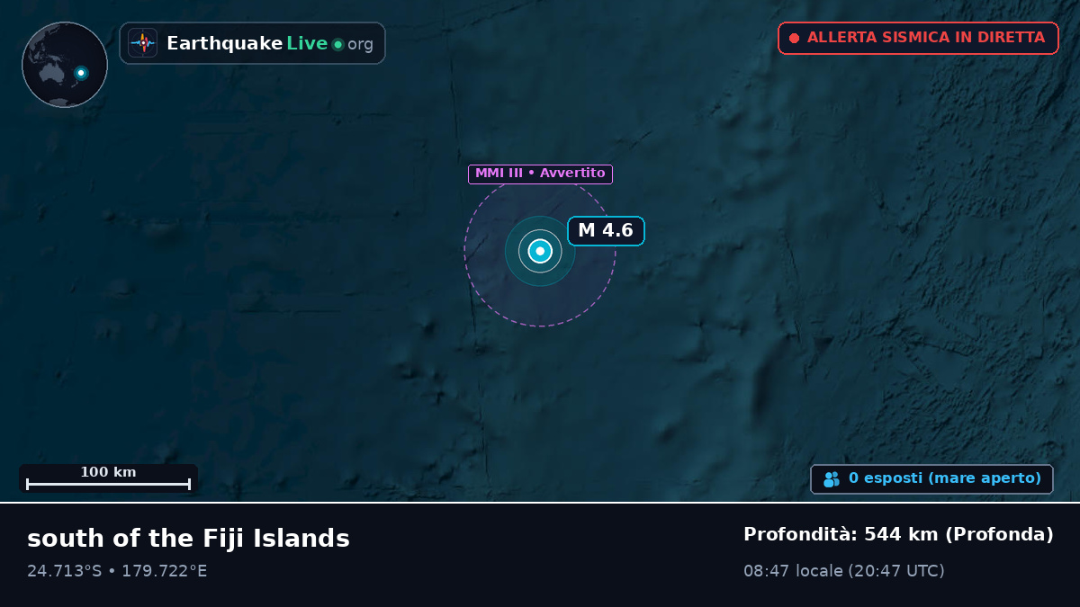 Oceano Pacifico meridionale (Kermadec Islands)
