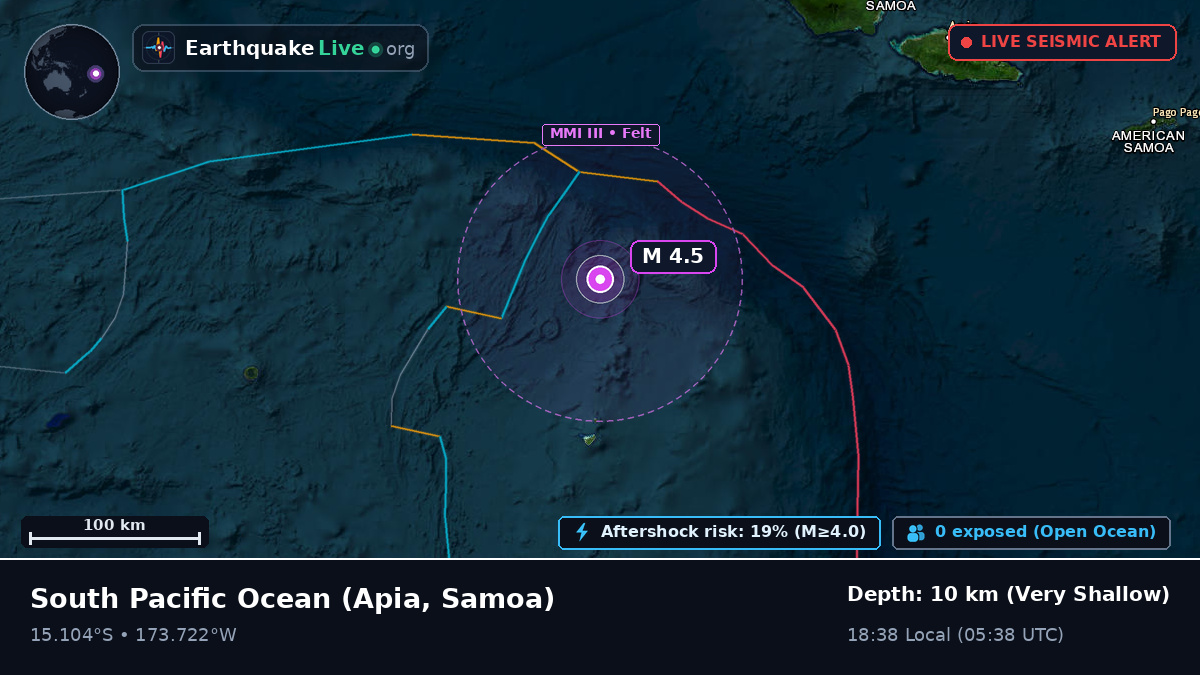 South Pacific Ocean (Samoa)