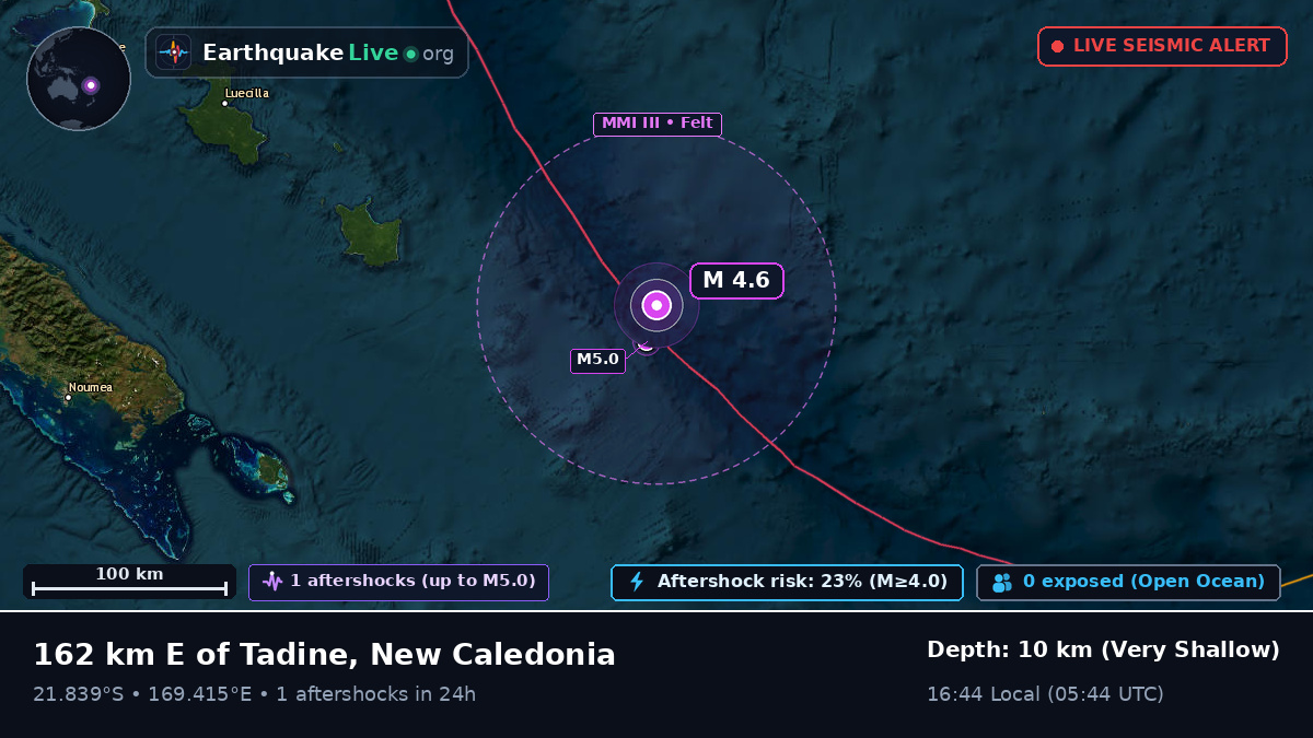 South Pacific Ocean (New Caledonia)