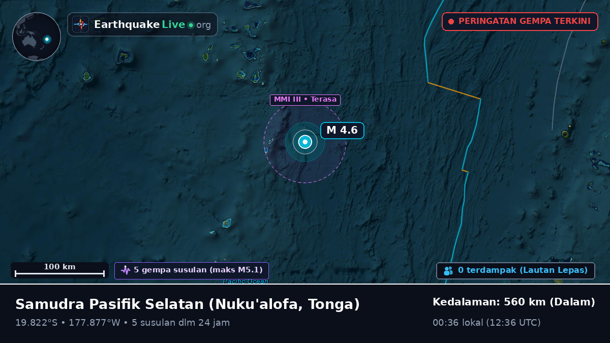 Samudra Pasifik Selatan (Tonga)