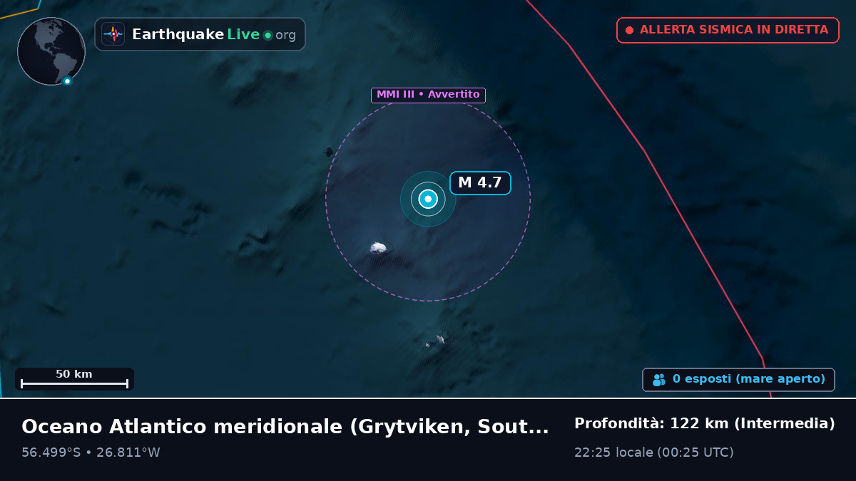 Oceano Atlantico meridionale (South Georgia and the Islands)