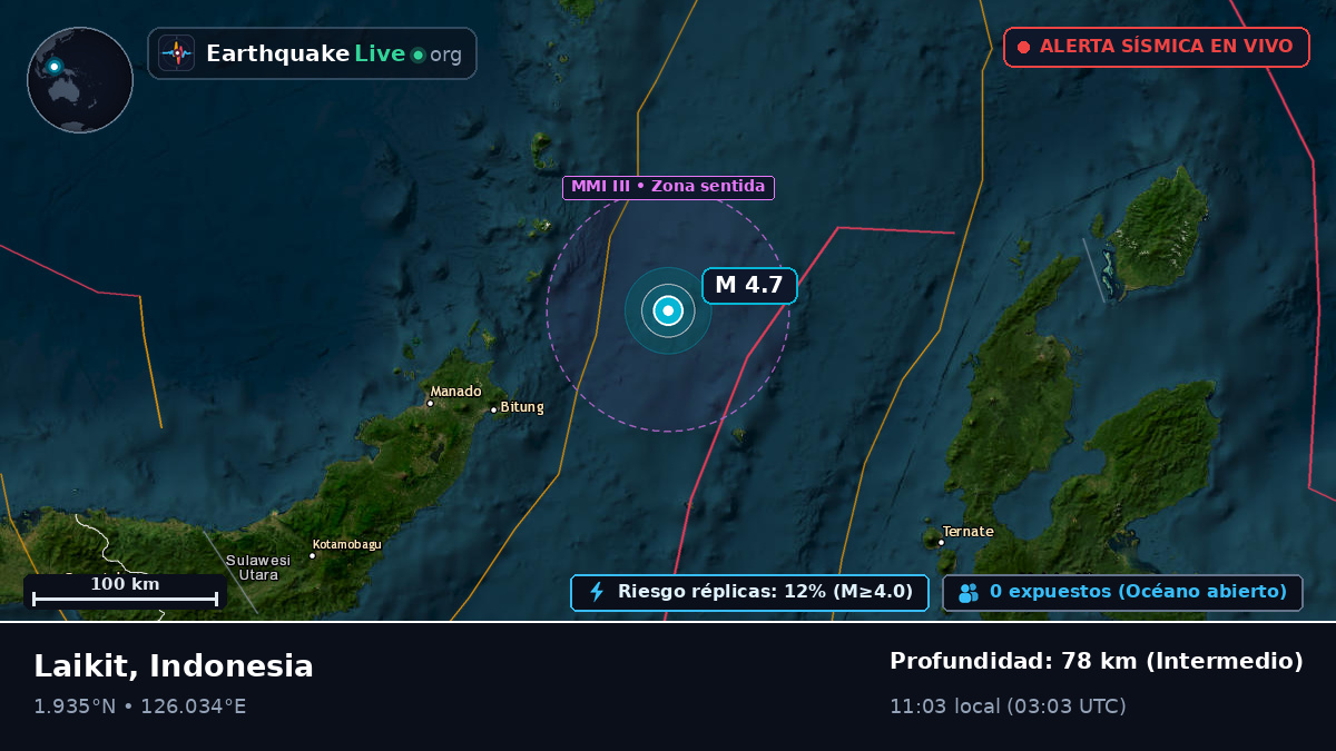 Mar de Molucas (Indonesia)