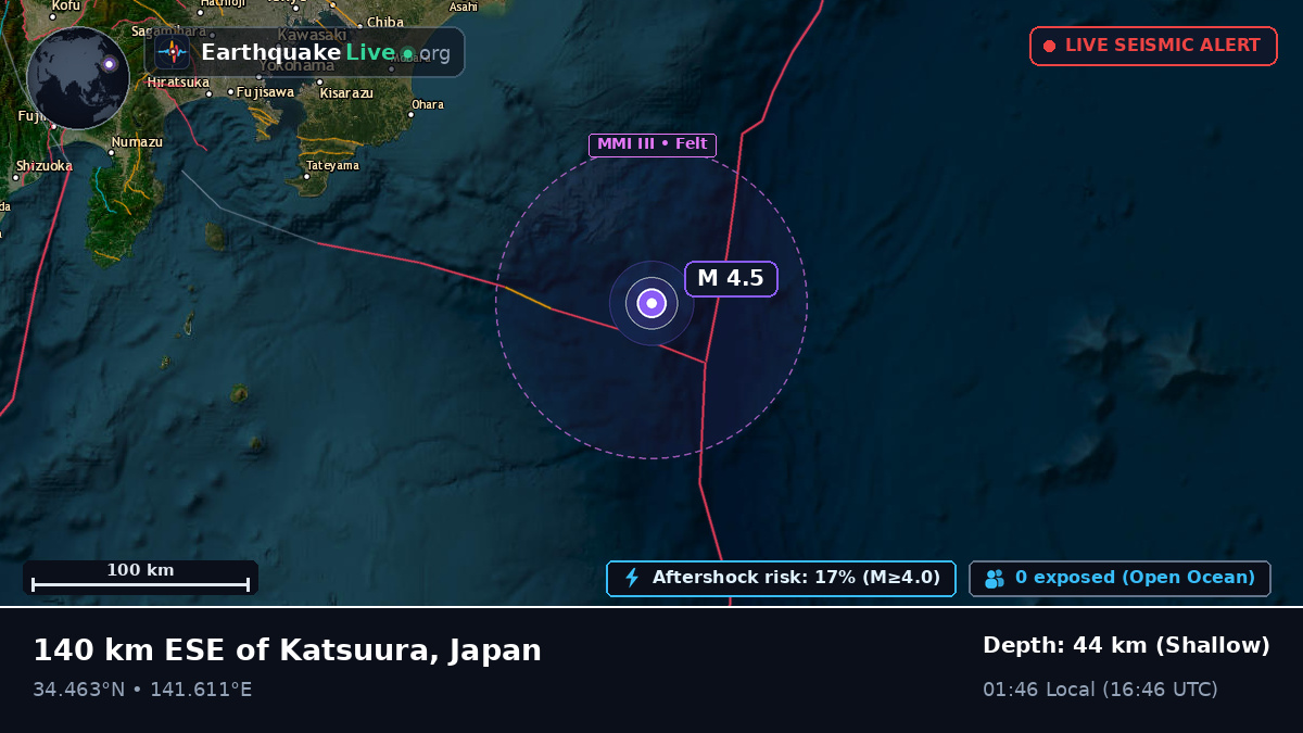Off the coast of Kawasaki, Japan