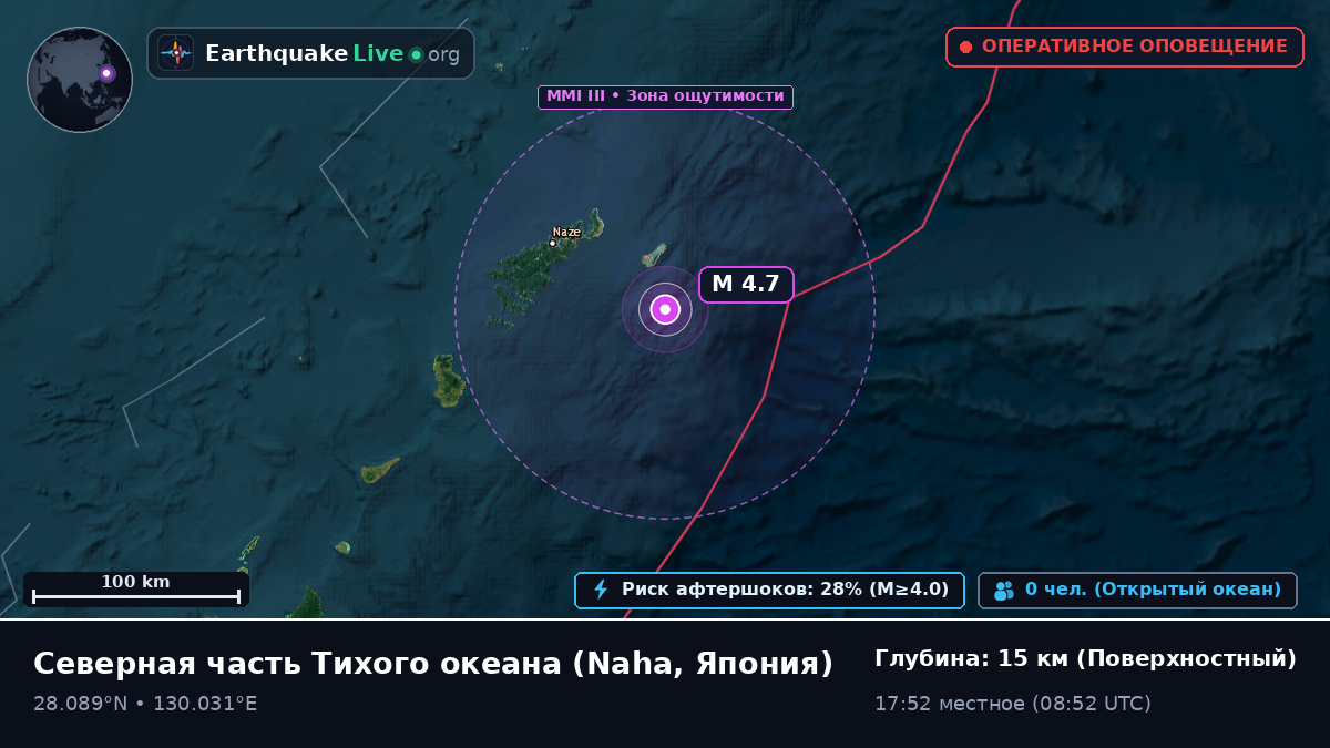 Северная часть Тихого океана (Япония)