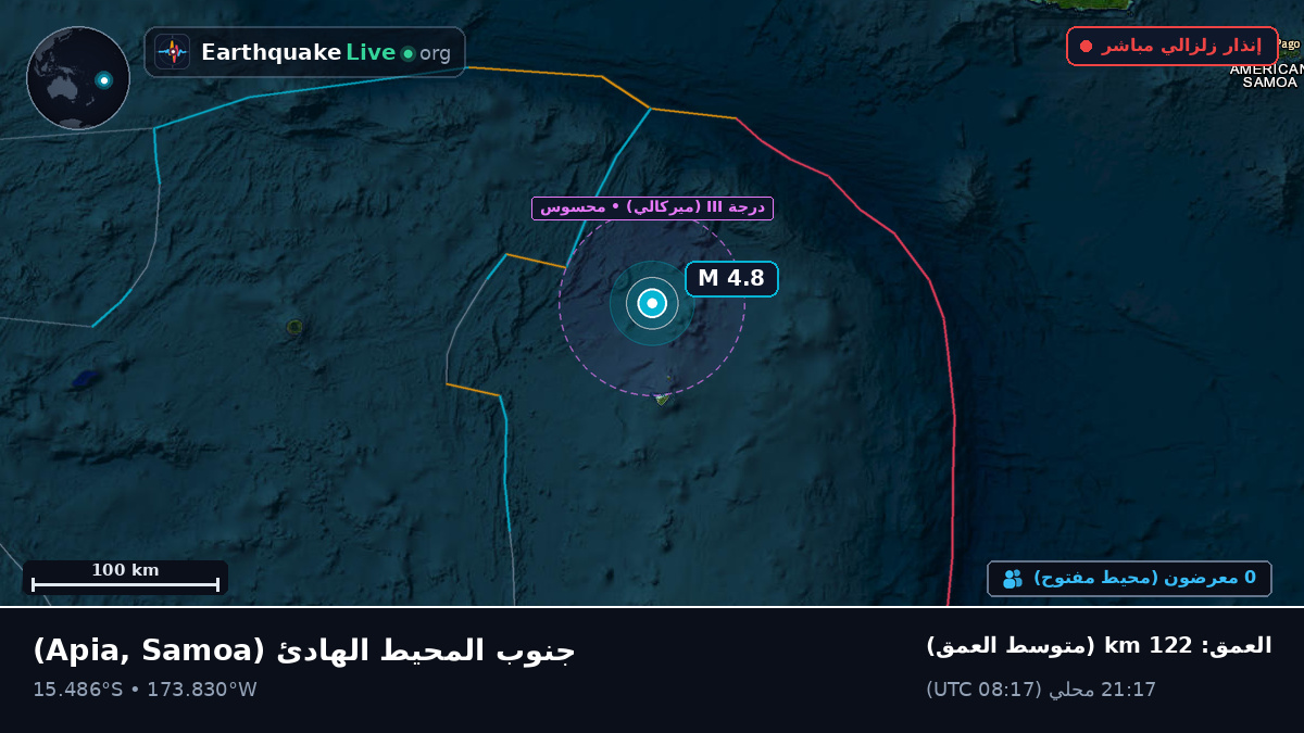 جنوب المحيط الهادئ (Samoa)