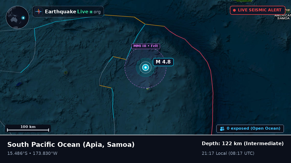 South Pacific Ocean (Samoa)