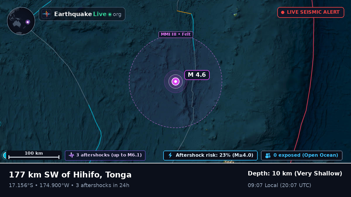 Off the coast of Neiafu, Tonga