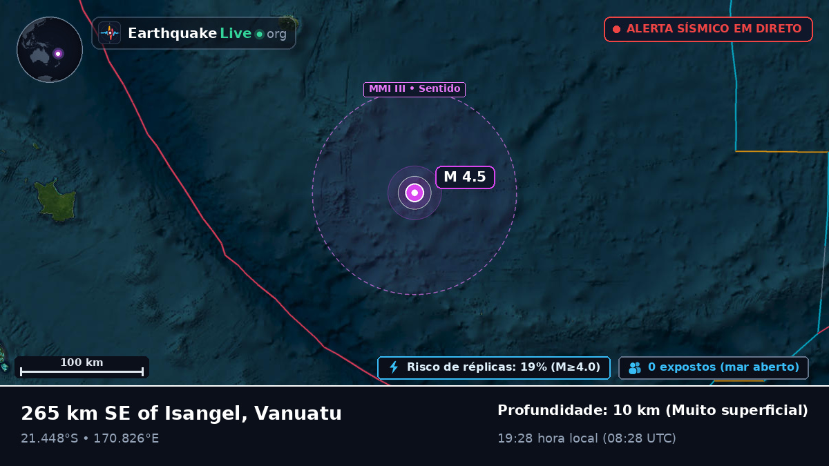 Oceano Pacífico Sul (Nova Caledónia)