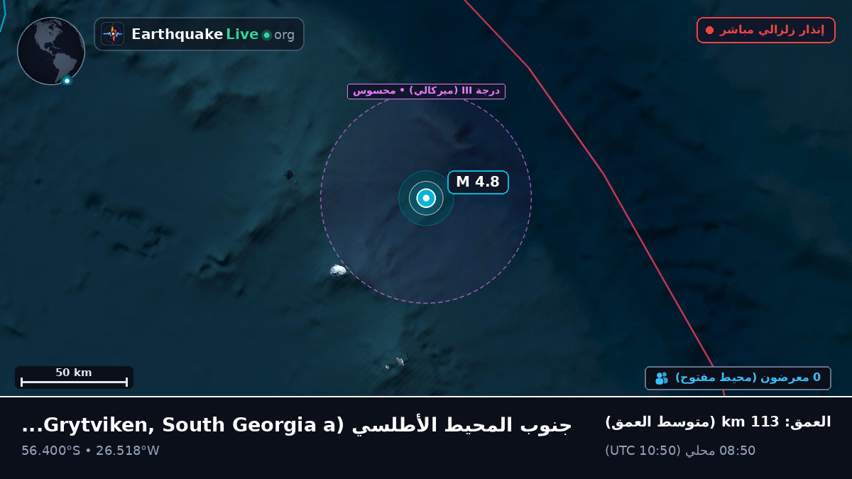 جنوب المحيط الأطلسي (South Georgia and the Islands)