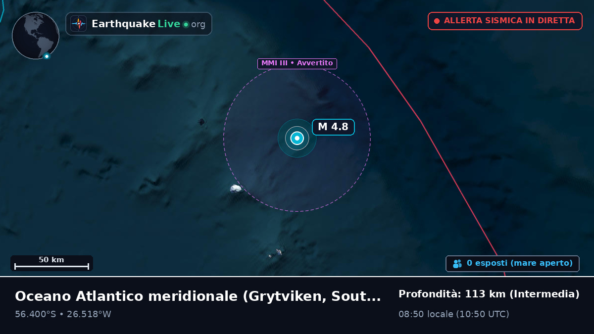 Oceano Atlantico meridionale (South Georgia and the Islands)