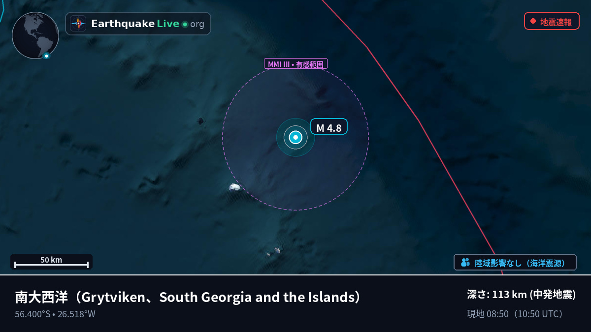 南大西洋 (South Georgia and the Islands)