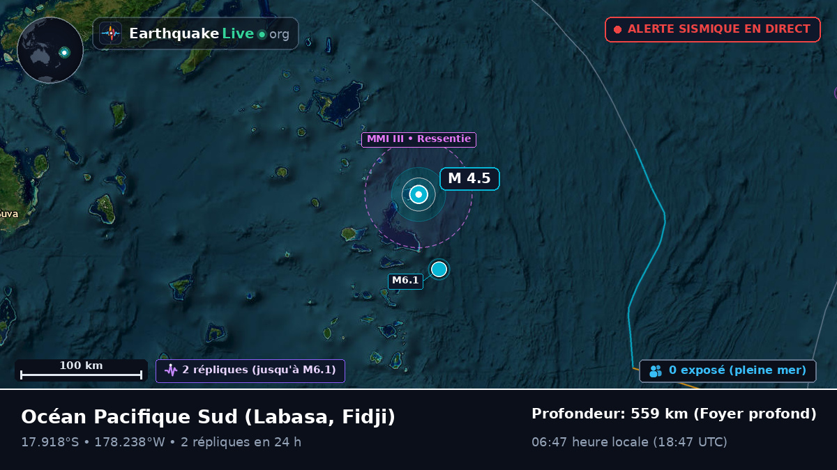 Océan Pacifique Sud (Fidji)