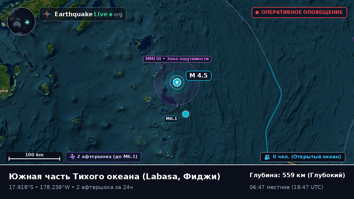 Южная часть Тихого океана (Фиджи)