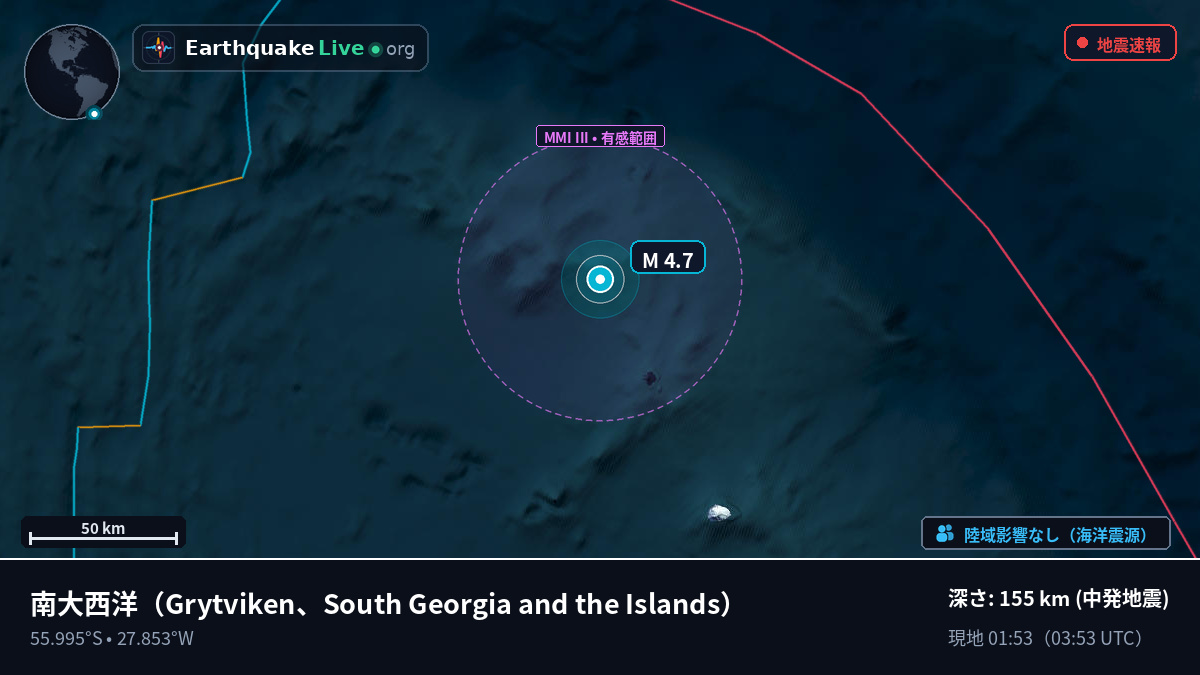 南大西洋 (South Georgia and the Islands)