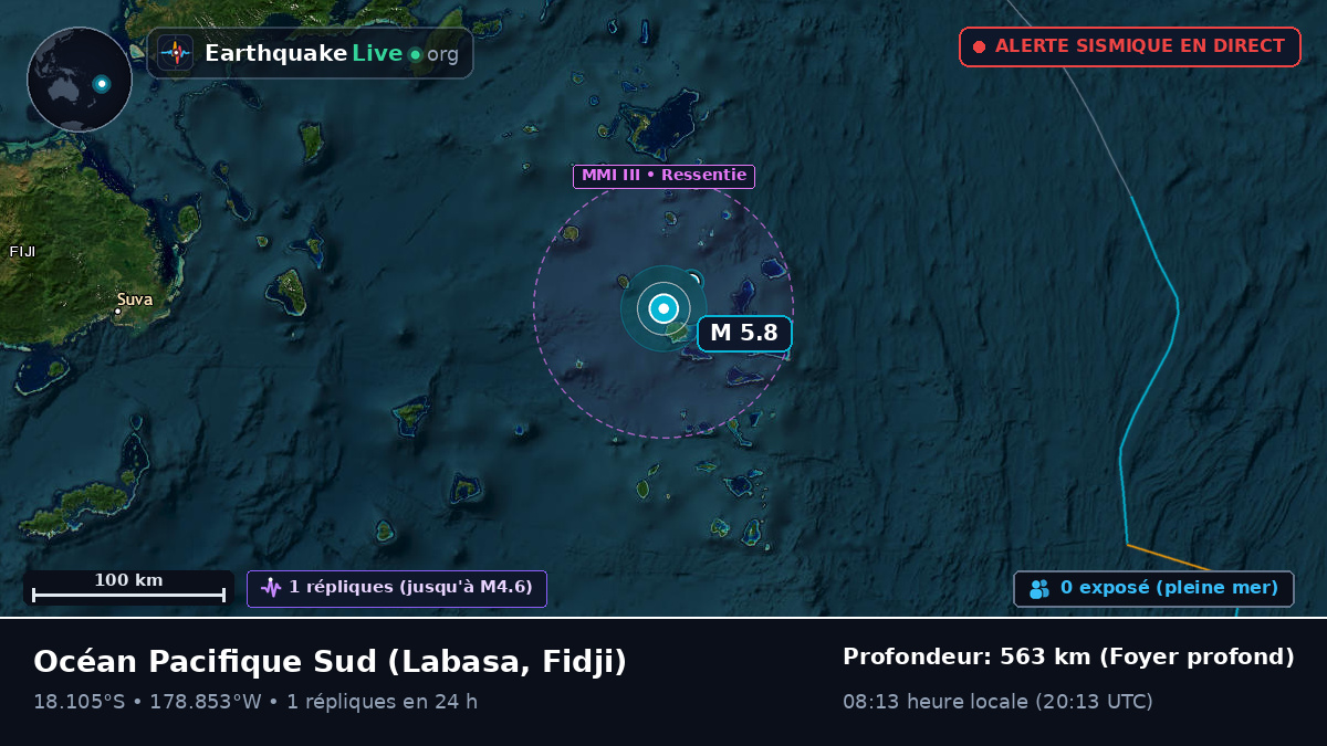 Océan Pacifique Sud (Fidji)