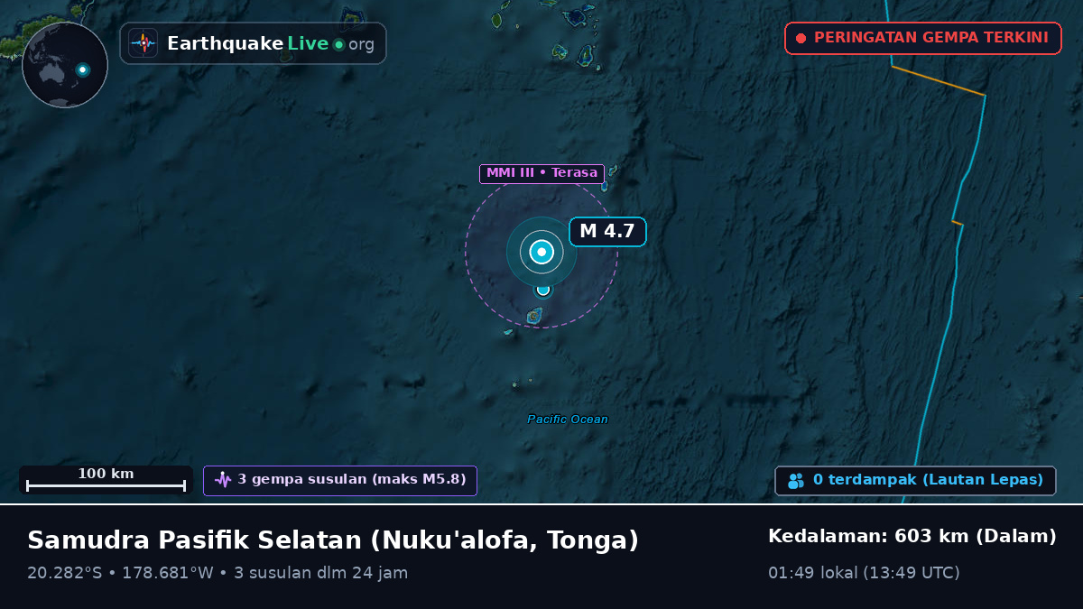 Samudra Pasifik Selatan (Tonga)