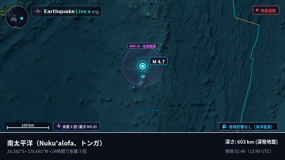 南太平洋 (トンガ)