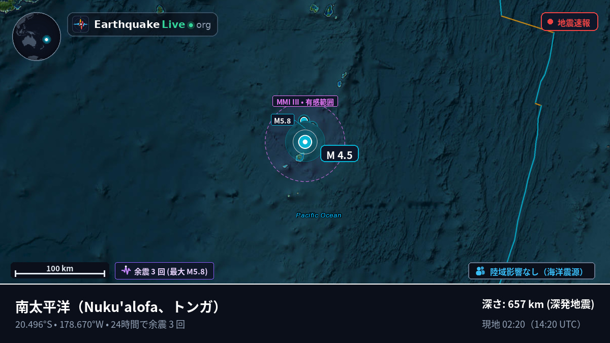 南太平洋 (トンガ)