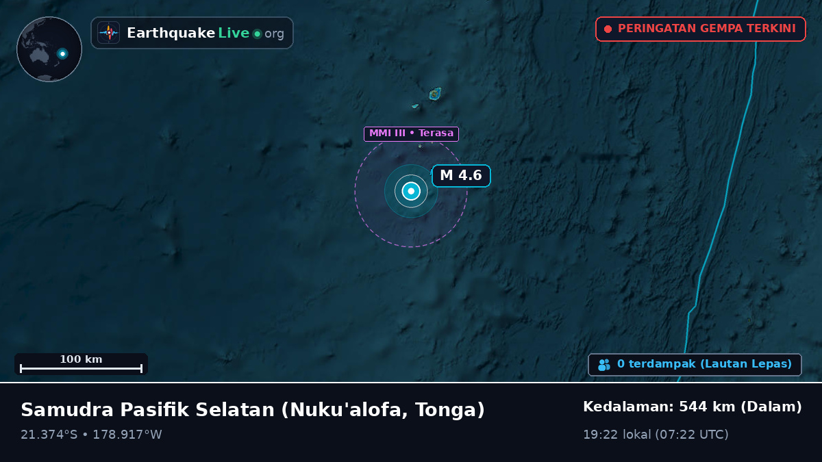 Samudra Pasifik Selatan (Tonga)