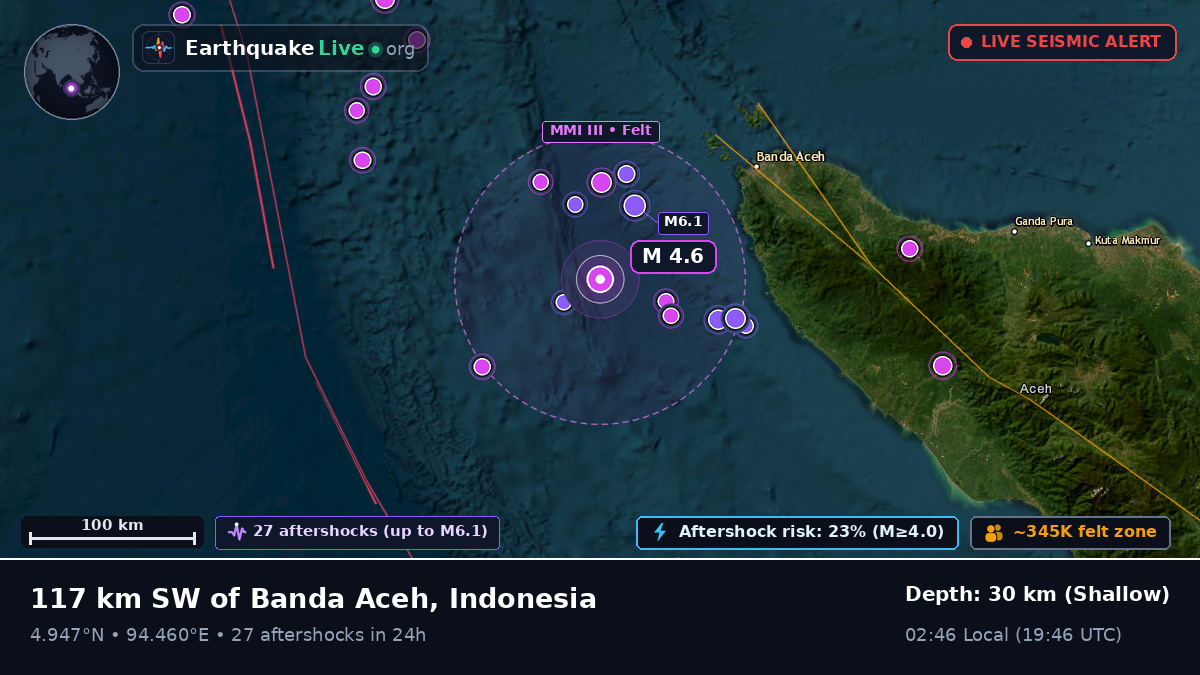 Off the coast of Banda Aceh, Indonesia
