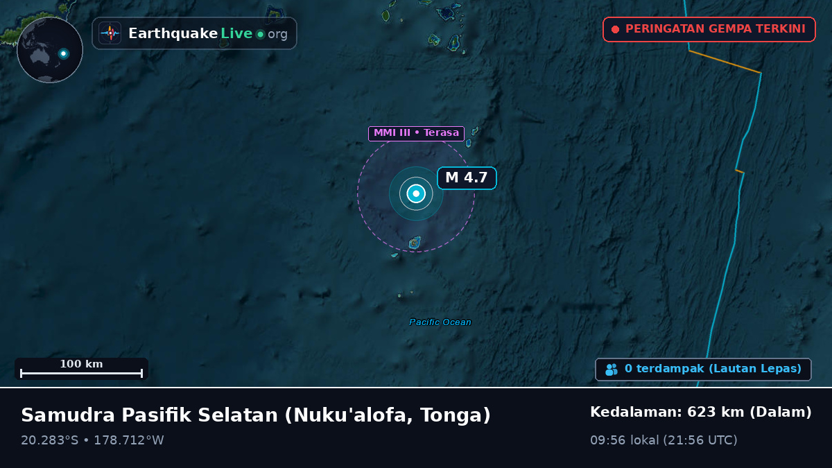 Samudra Pasifik Selatan (Tonga)