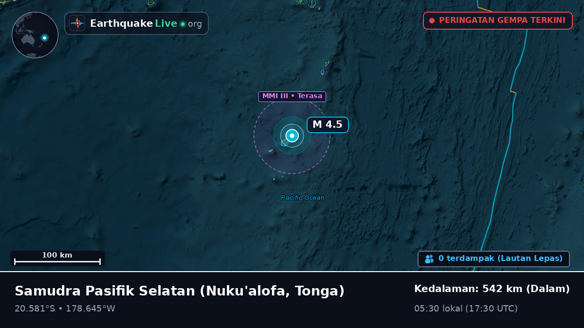 Samudra Pasifik Selatan (Tonga)
