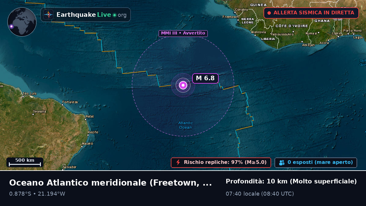Oceano Atlantico meridionale (Sierra Leone)