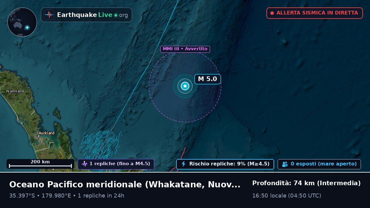 Oceano Pacifico meridionale (Nuova Zelanda)