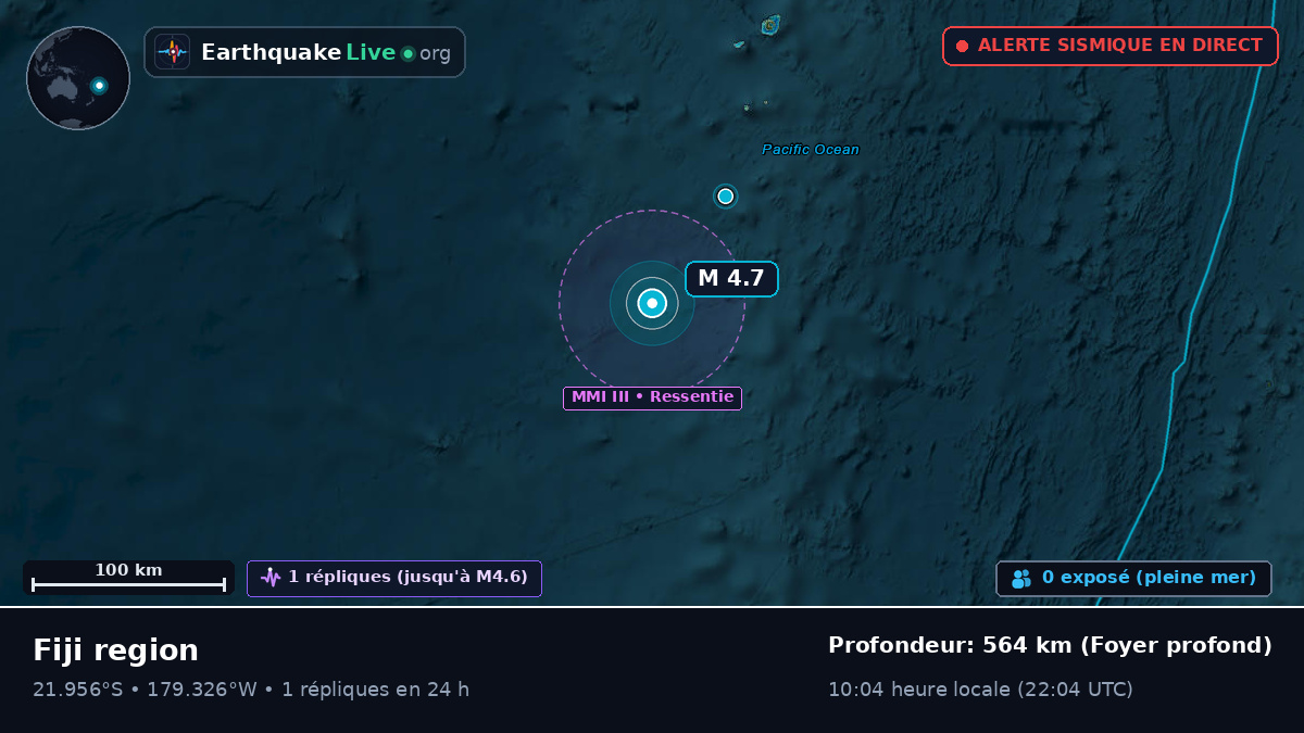 Océan Pacifique Sud (Tonga)