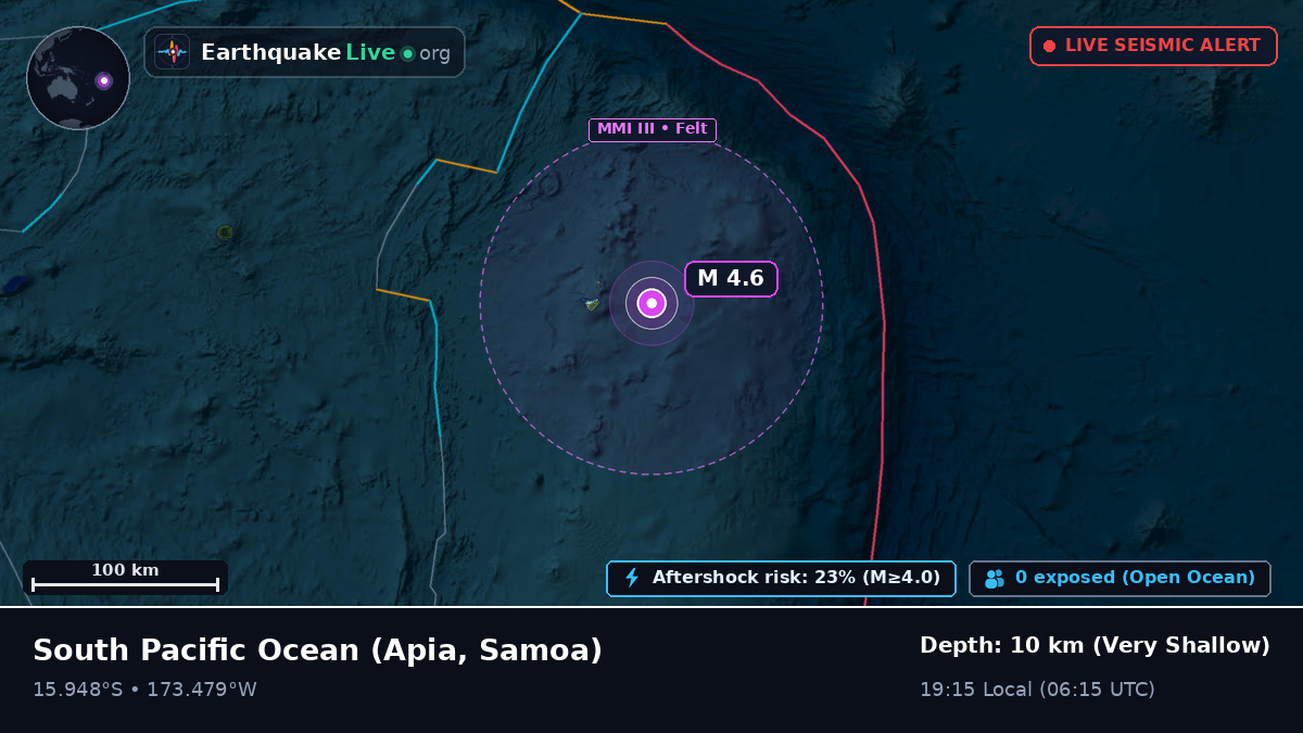 South Pacific Ocean (Samoa)