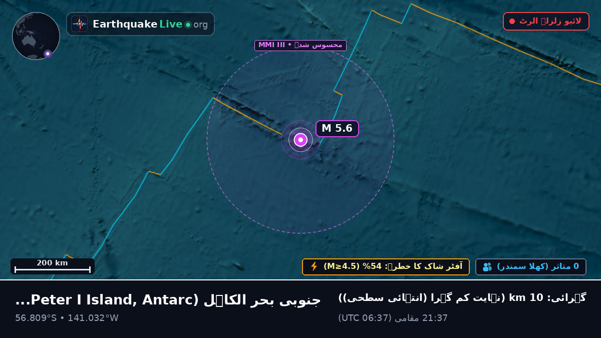 جنوبی بحر الکاہل (Antarctica)