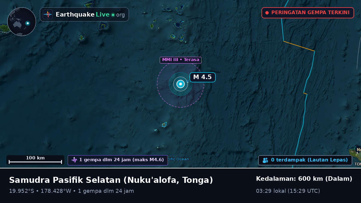 Samudra Pasifik Selatan (Tonga)