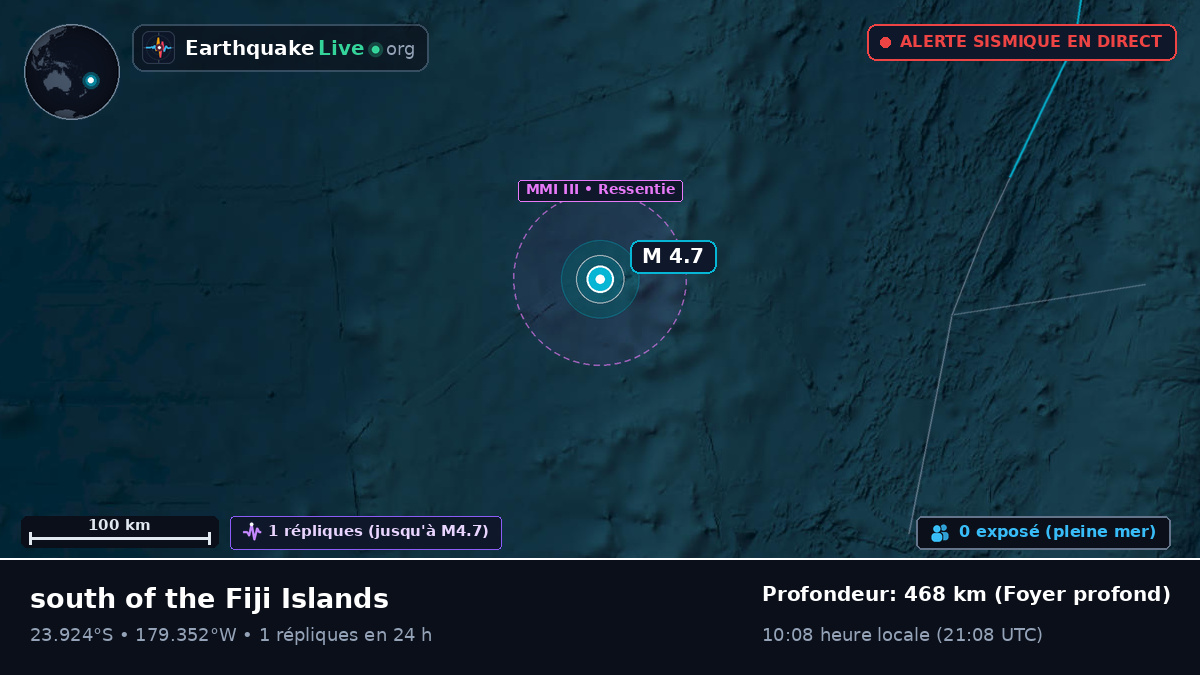Océan Pacifique Sud (Tonga)
