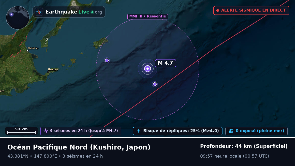 Océan Pacifique Nord (Japon)