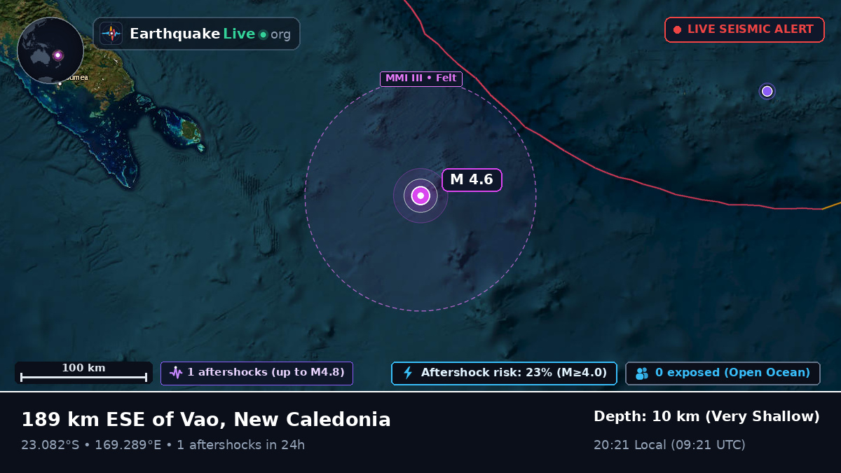 South Pacific Ocean (New Caledonia)