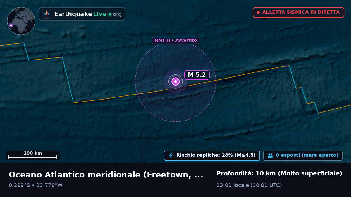 Oceano Atlantico meridionale (Sierra Leone)
