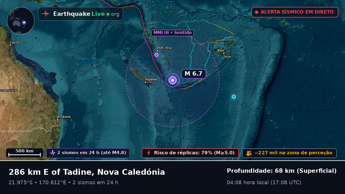 Oceano Pacífico Sul (Nova Caledónia)